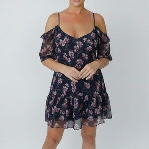 nwt Highline Floral Off-Shoulder Summer Dress M